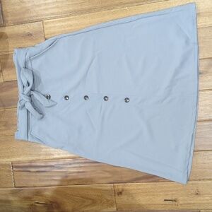 Light blue size medium women's skirt POCKETS